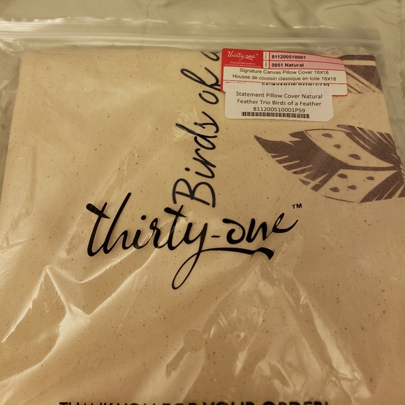 Thirty-one Birds of a Feather Pillow Cover - Picture 2 of 2